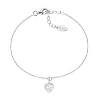 Pulsera Amen Mujer Amore in Plata Zircone BRCUPRBBZ1 - BRCUPRBBZ1